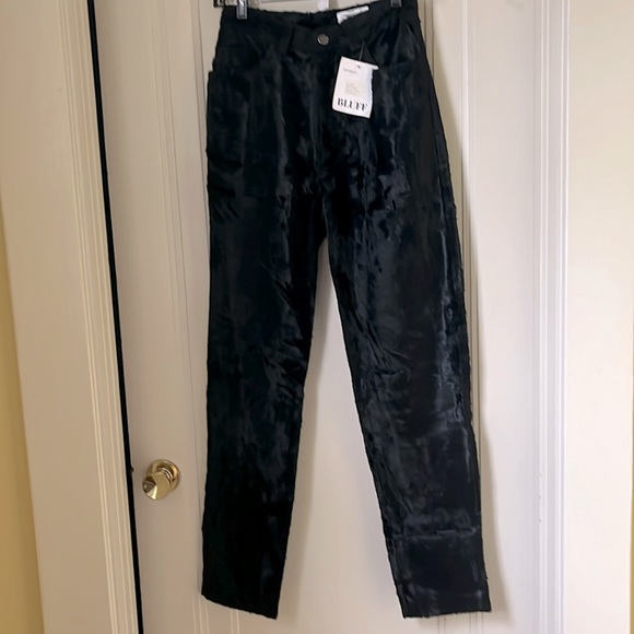Faux Fur Jeans Size 40 Sz 6 Vintage Bluff NWT - Picture 2 of 10